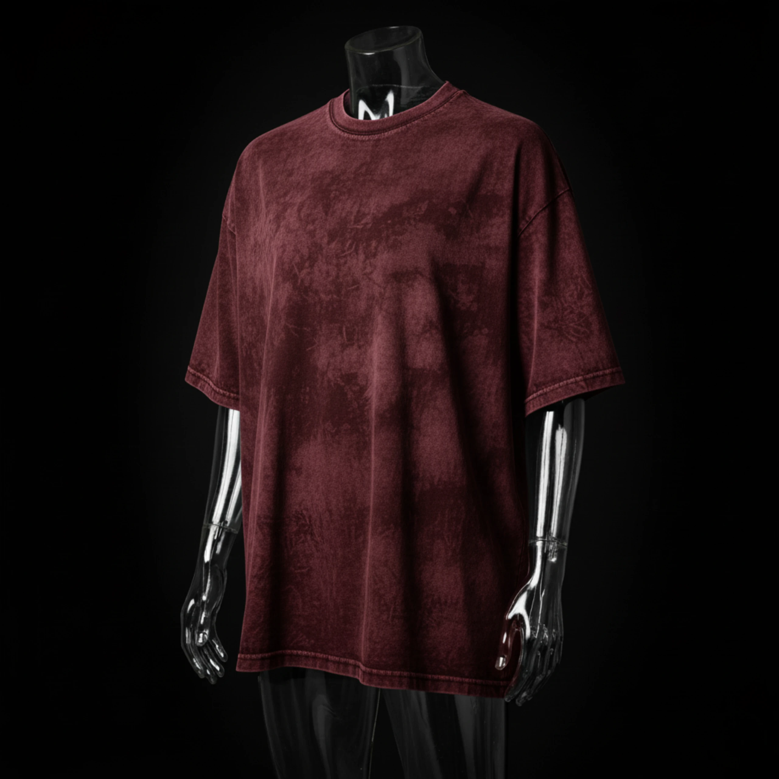 The Acid Wash Oversized Tee – Unisex (240 GSM) - Image 3